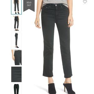 SOLD AG Isabelle High Waist Ankle Straight Jeans